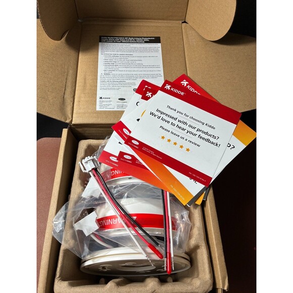 NIB Kidde 2 PACK P4010ACS-WF Smart Hardwired Smoke Alarm Wi-Fi & 10-Year Battery - Picture 2 of 8